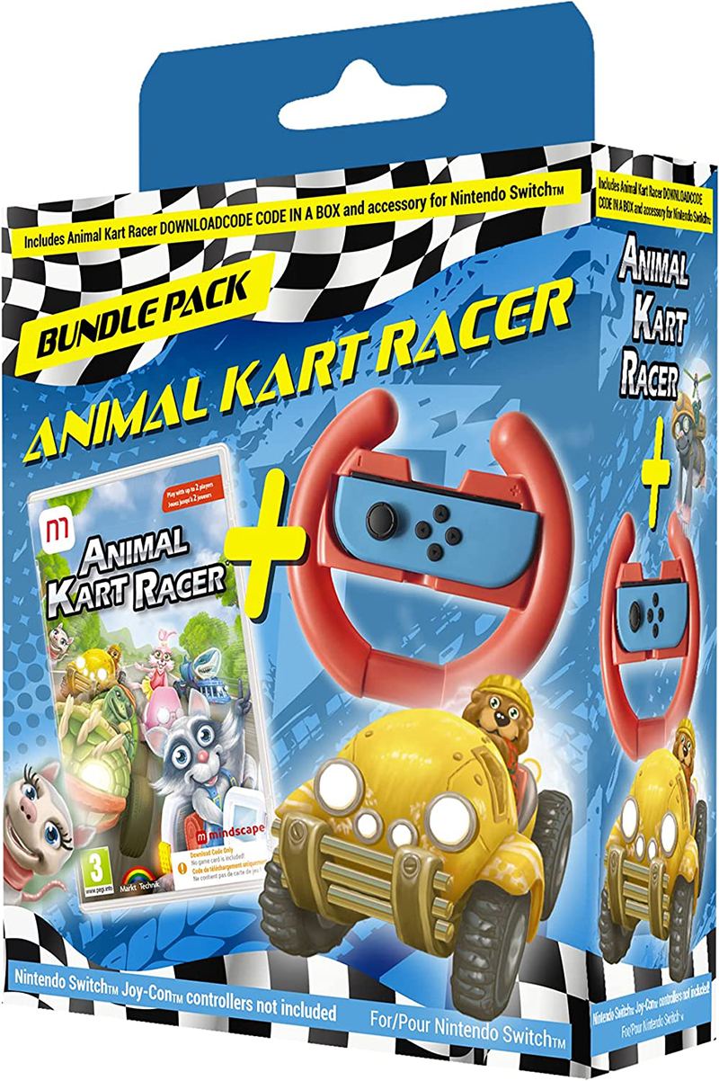 Animal Kart Racer Bundle (Code in a box) – Nintendo Switch-emballage