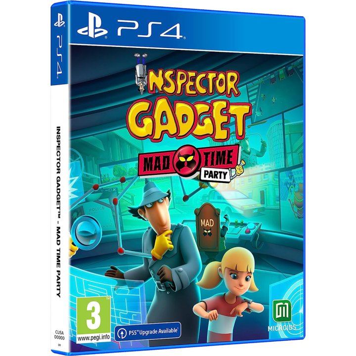 Inspector Gadget: Mad Time Party – PlayStation 4 – spilomslag