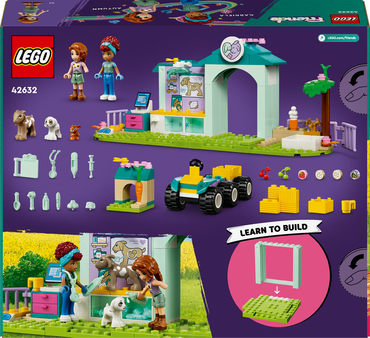 LEGO 42632 Friends Farm Animal Clinic Byggleksak