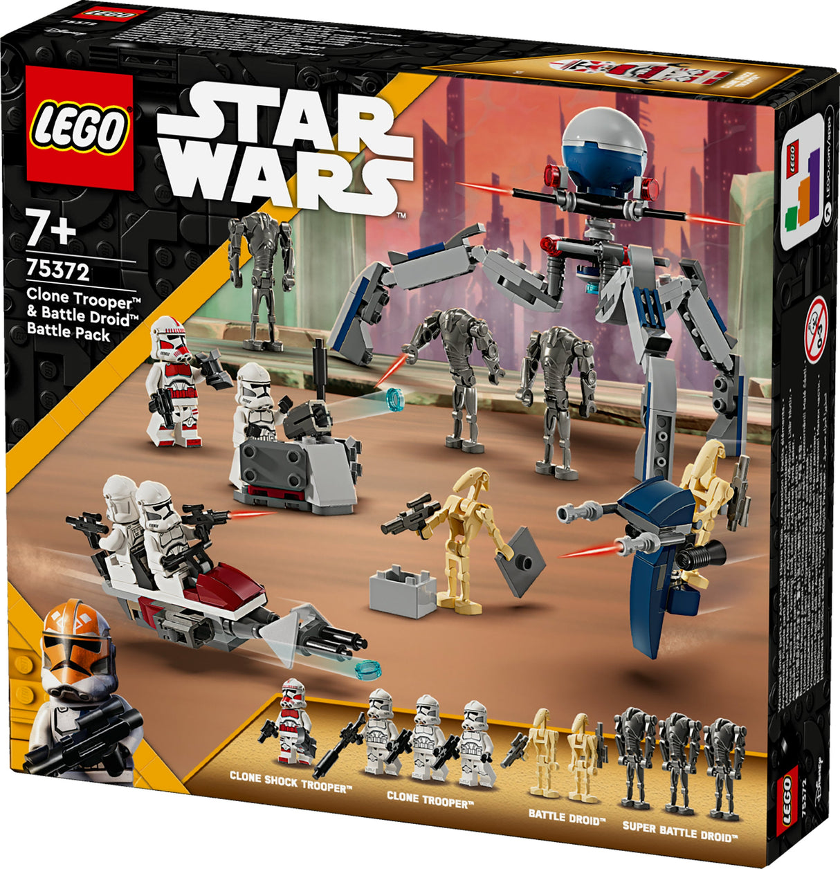 LEGO Star Wars - Clone Trooper™ & Battle Droid™ Battle Pa (75372)