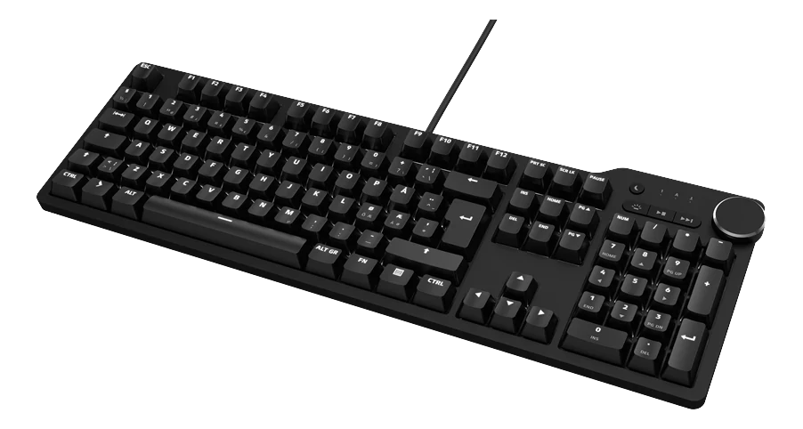 Das Keyboard 6 Professional Keyboard Mechanical White - Nordic