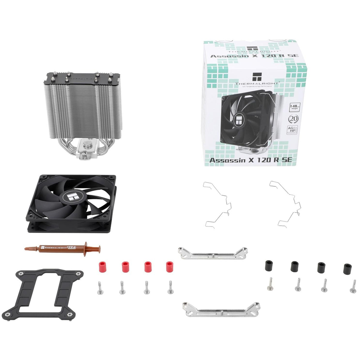 Thermalright Assassin X 120 R SE Black- CPU-kylare, 120 Mm Enkeltorn