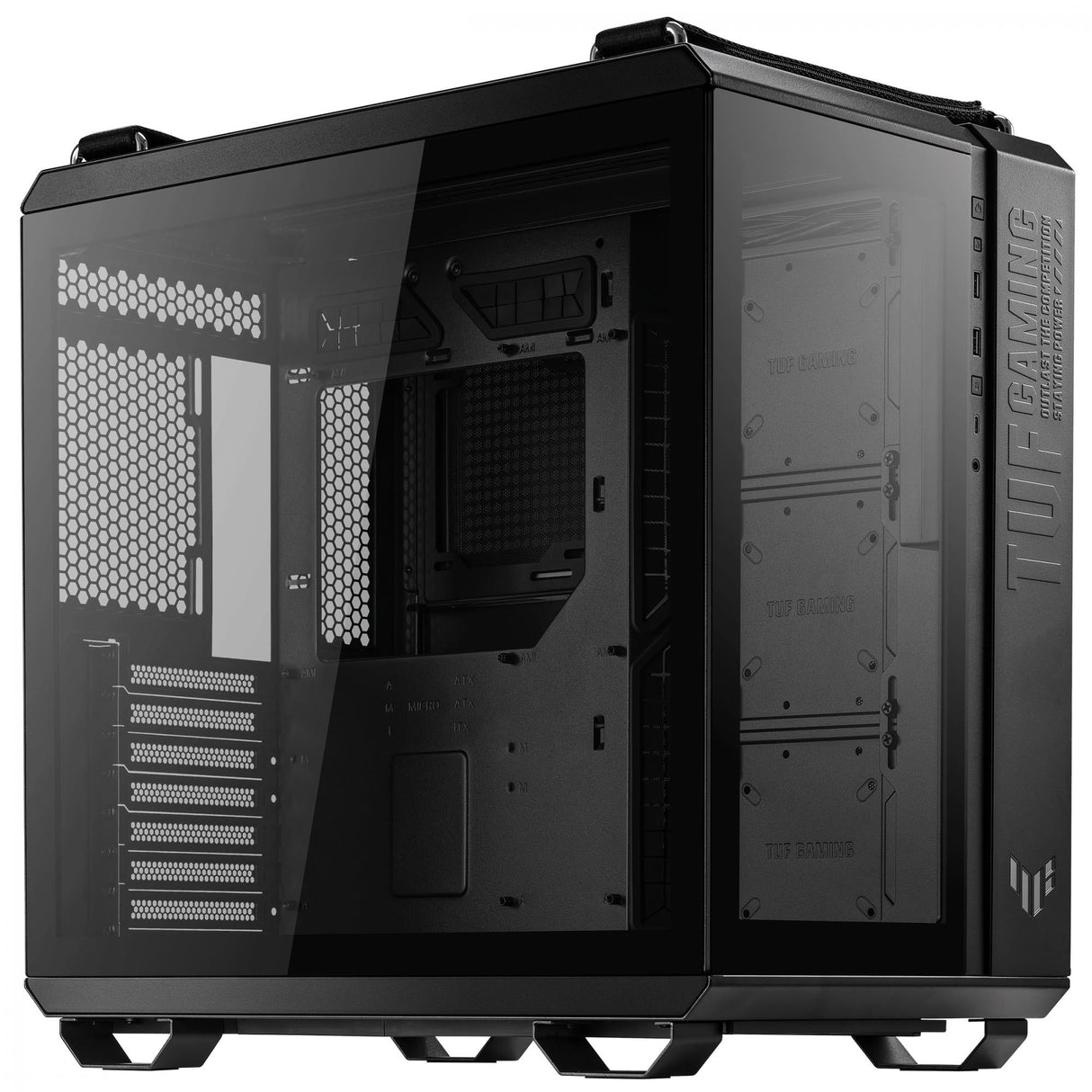 ASUS TUF Gaming GT502 Tempered Glass Dual Chamber Case Black ASUS