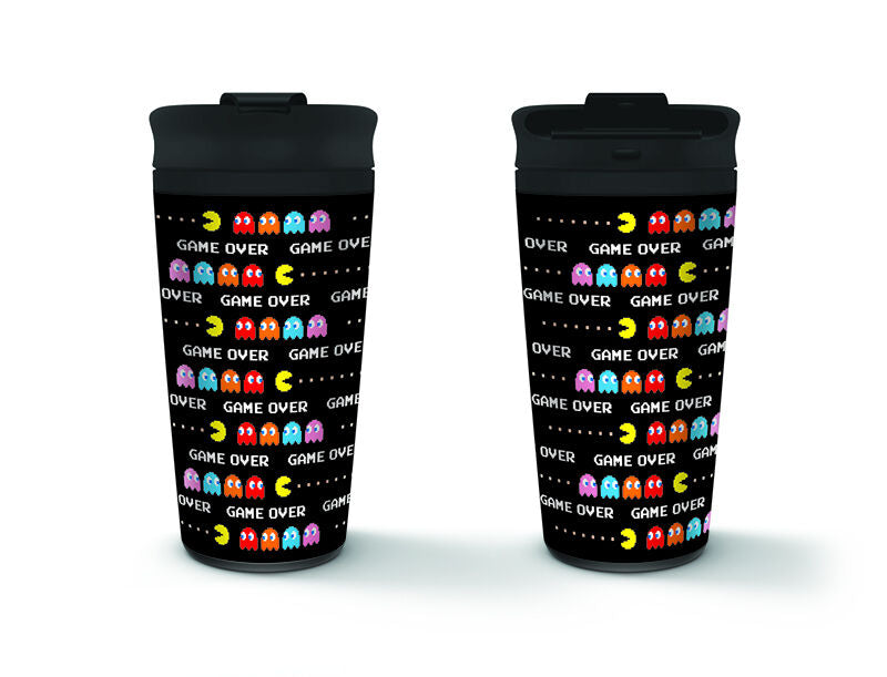Pac-Man (Game Over) Metal Travel Cup