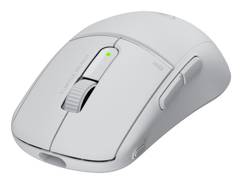 Turtle Beach Burst II Pro – trådløs gamingmus, hvid – Front set skråt