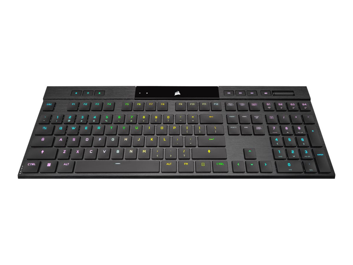 CORSAIR Gaming K100 AIR RGB Tangentbord Mekanisk Per-key RGB Trådlös Kabel Nordic
