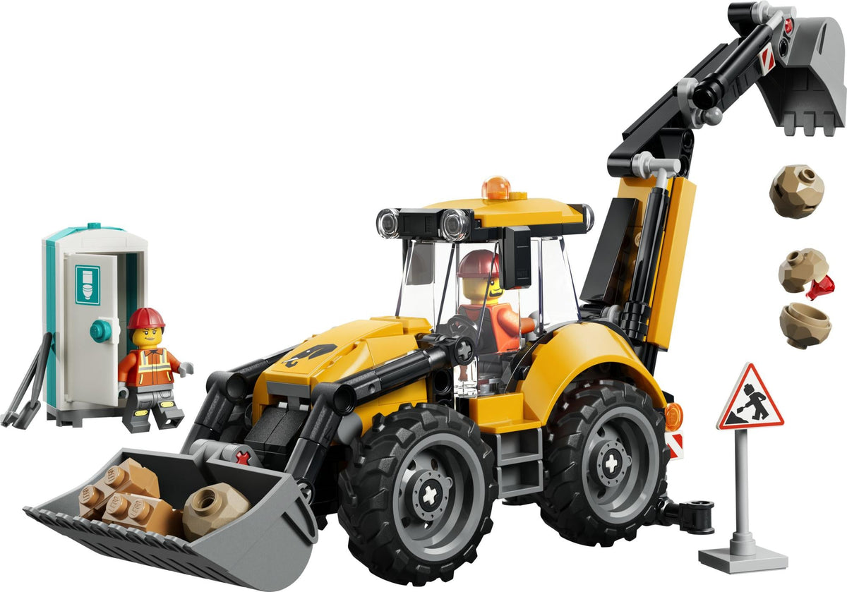LEGO - LEGO City - Yellow Backhoe Loader (60480) LEGO