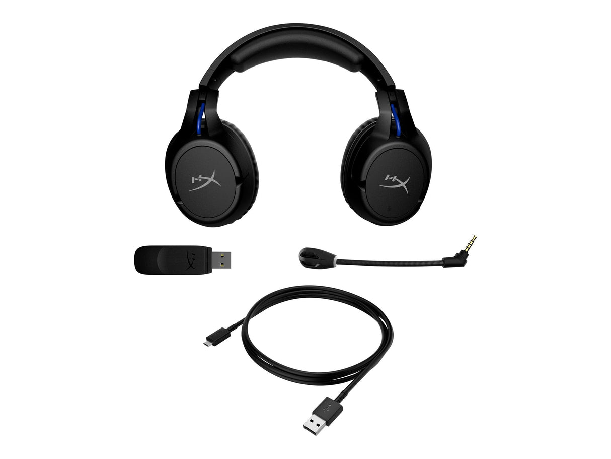 HyperX Cloud Flight Gaming Trådlöst Headset Svart Blå