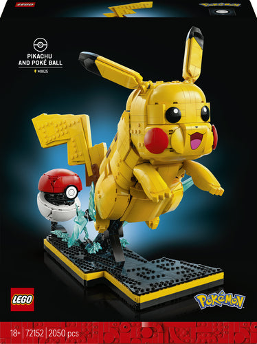 LEGO Pokémon 72152 – Pikachu og Poké Ball – æskens forside