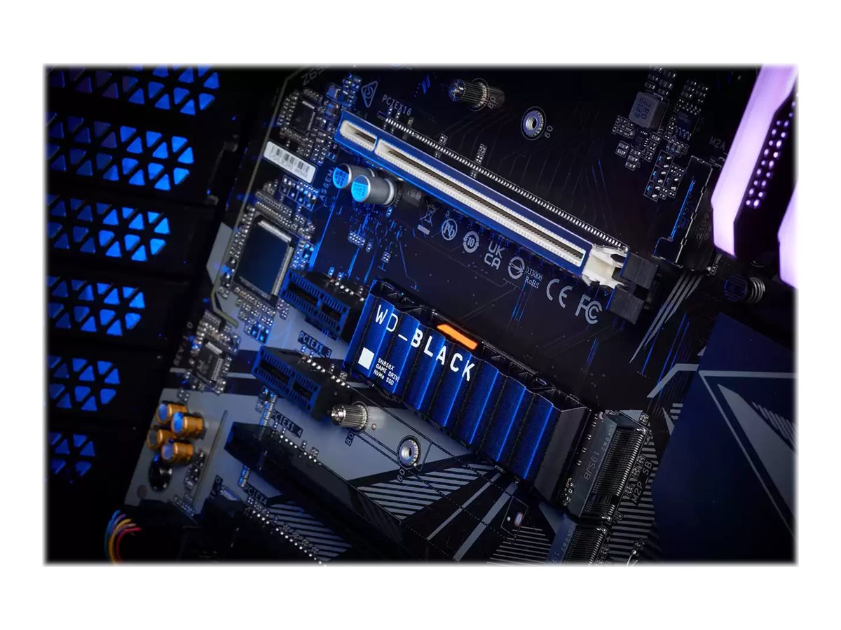 WD Black SN850X 1TB Kylfläns M.2, NVMe