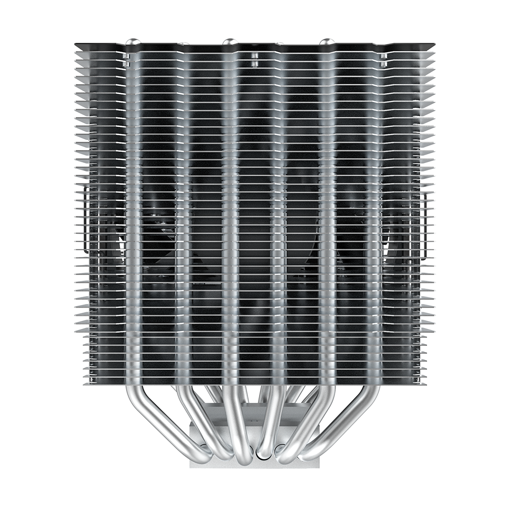 Montech Metal DT24 Base - CPU-kylare, 2x 120 mm PWM-fläktar, LGA1700 + AM5-stöd, 270W TDP