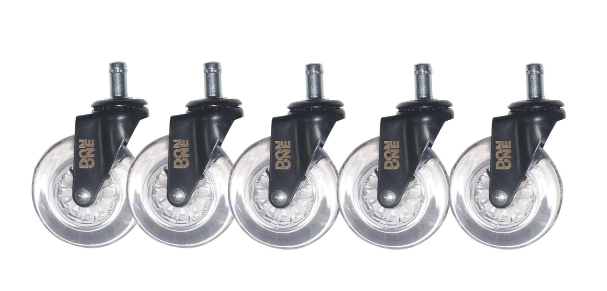 DON ONE - GCW750 Gaming Stol Hjulset 3" Gummihjul