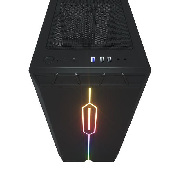 Datorfodral Darkflash DLM23 LED (svart)