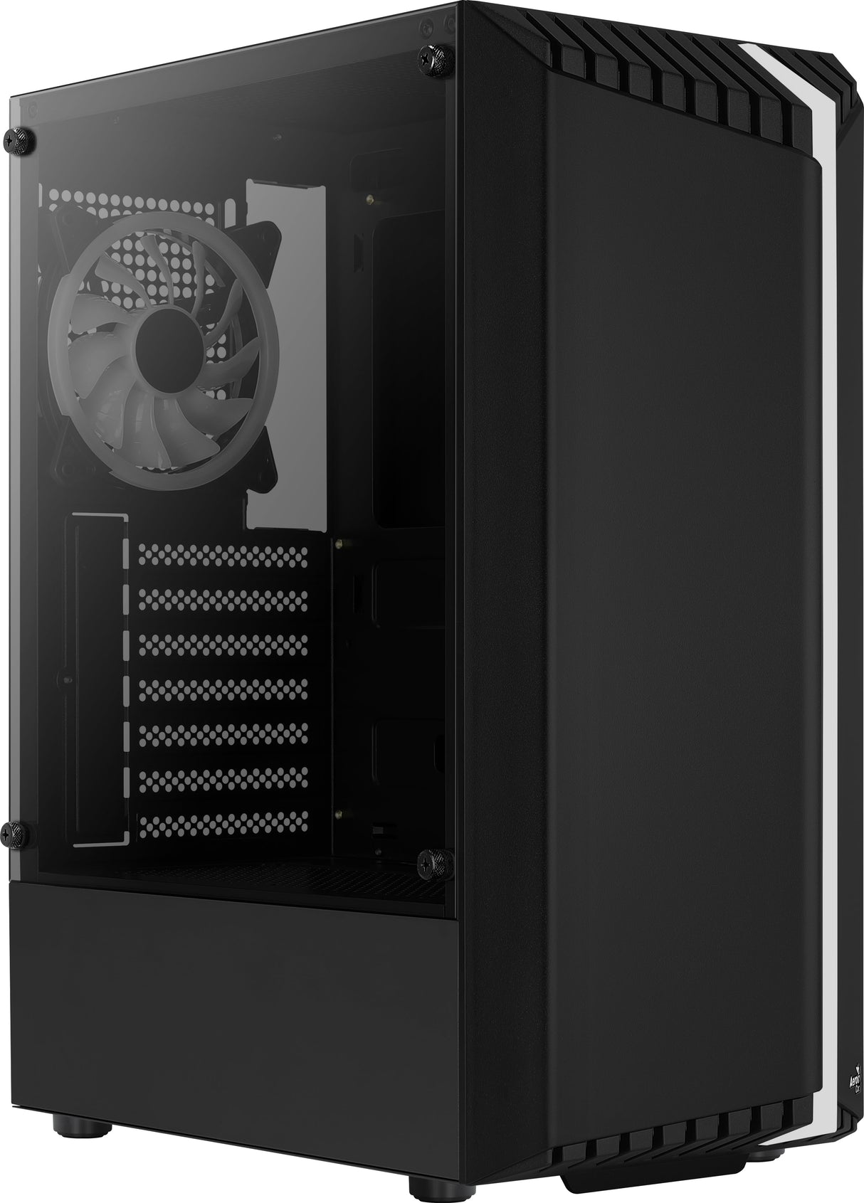 AeroCool PGS V Series Bionic Tower ATX Ingen strömförsörjning Svart