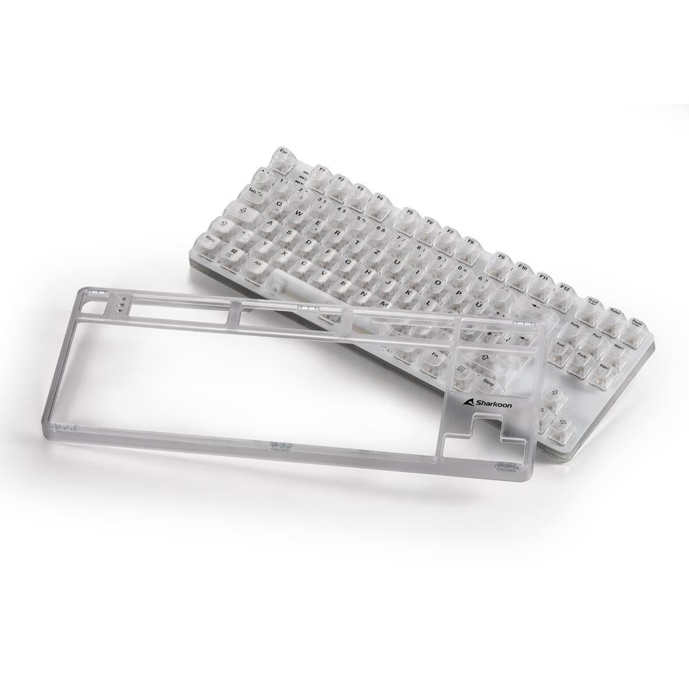 Sharkoon Crystal Shark (white, DE layout, KTT) Sharkoon