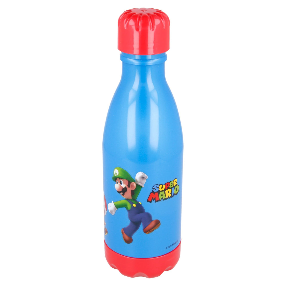 Super Mario - Plastvattenflaska - Blå - 560 ML
