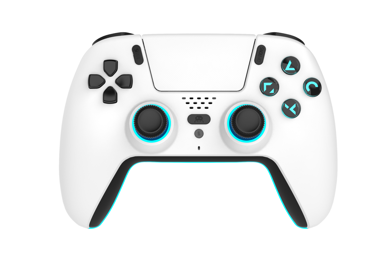 Freaks And Geeks - Wireless Bluetooth Controller for PS5- LED - White