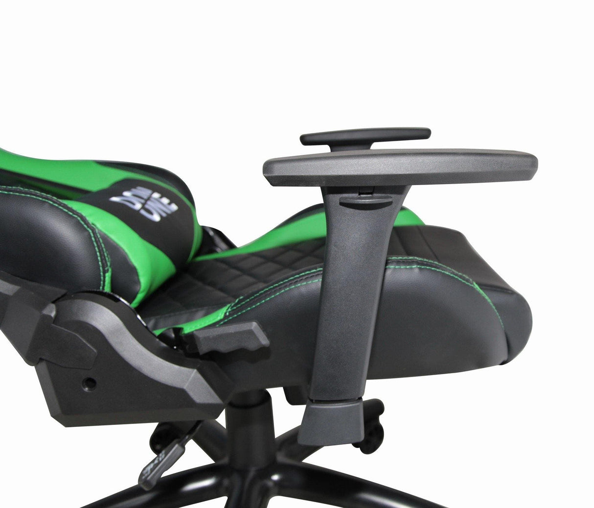 Don One - GC300 Gamer Stol Svart/Grön - PU Läder - Upp Till 120 KG