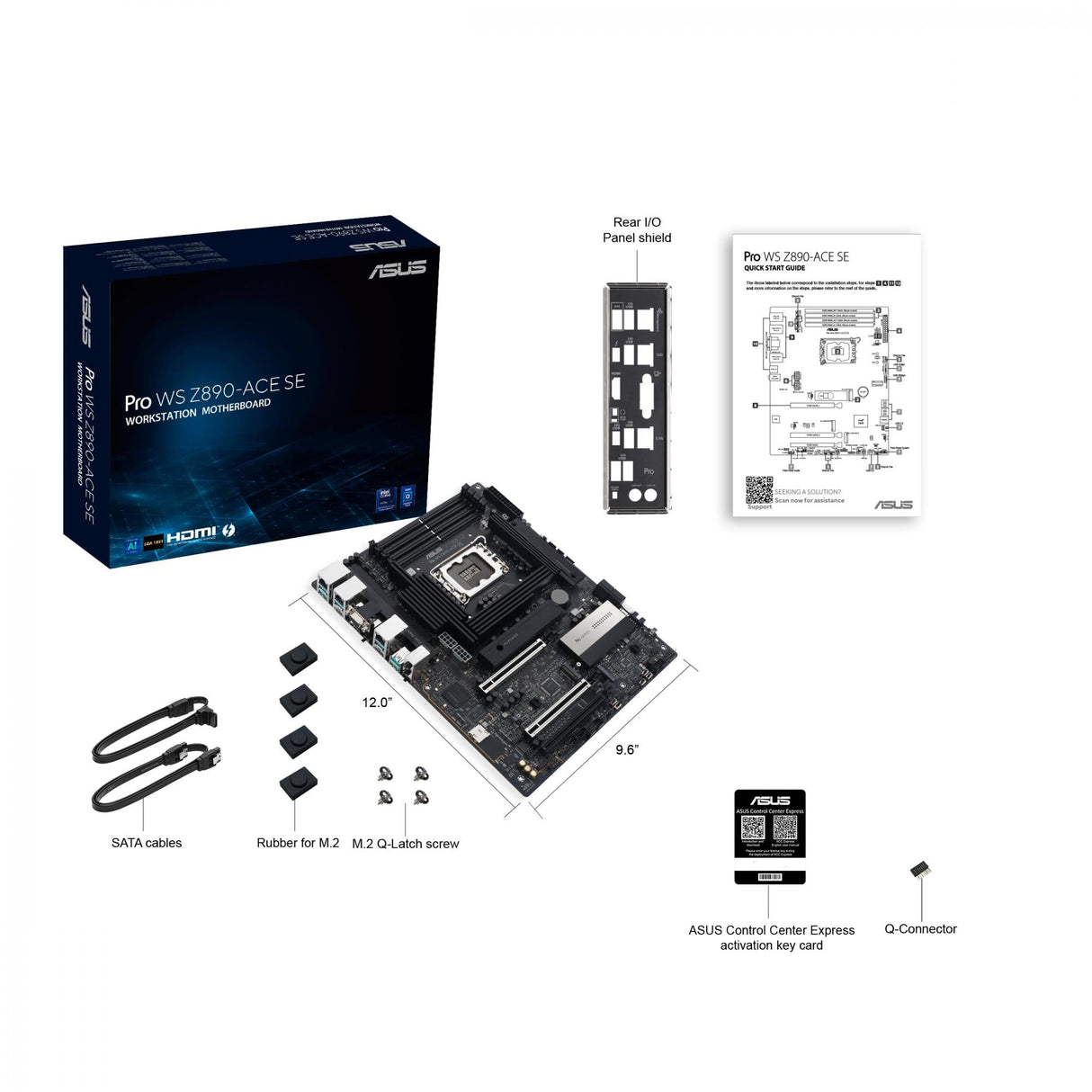 ASUS PRO WS Z890-ACE SE (ATX, Z890, LGA 1851, DDR5)