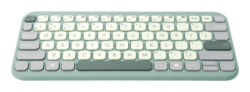 ASUS Marshmallow KW100 Bluetooth-tastatur – set skråt forfra