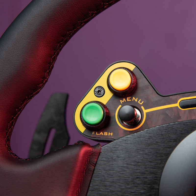 MOZA RS Ratt Rund Läderversion