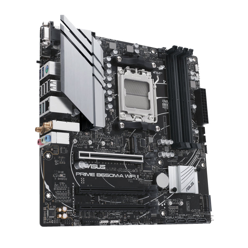 ASUS PRIME B650M-A WIFI II (mATX, B650, AM5)