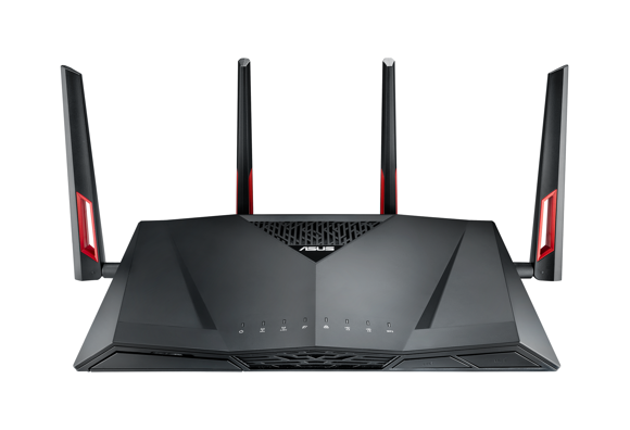 Asus - RT-AC88U Trådlös AC3100 Dual-Band Gigabit Router