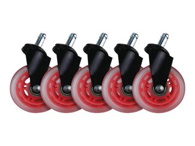 GEAR4U Gummihjul Till Spelstol Röd