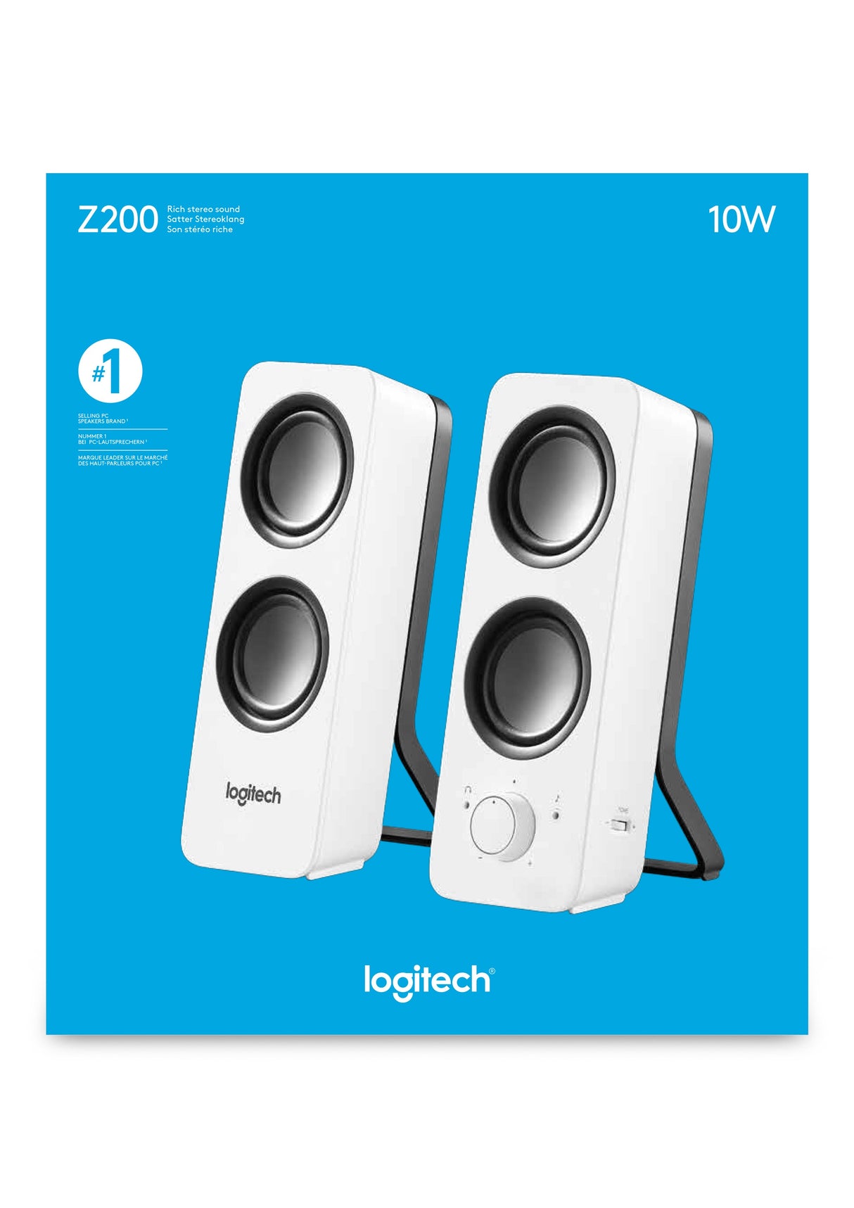 Logitech Z200 Högtalare Vita