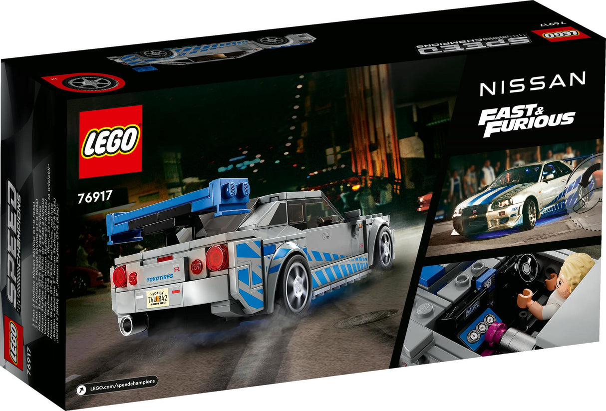 LEGO Speed Champions - 2 Fast 2 Furious Nissan Skyline GT-R R34 (76917)