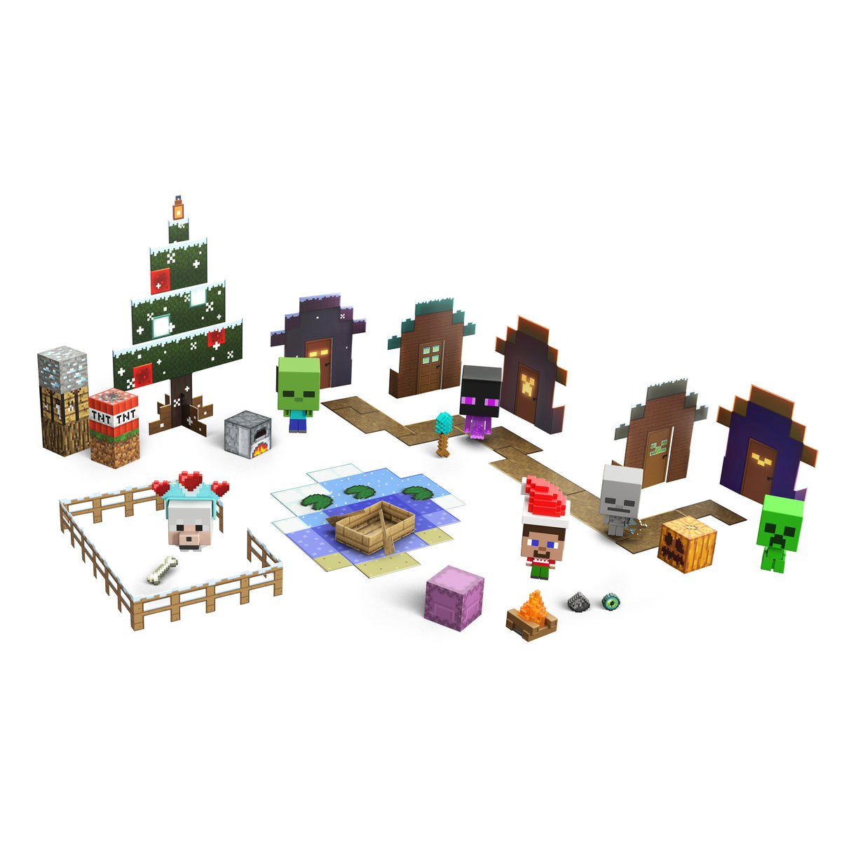 Minecraft – Mob Head Mini Julkalender