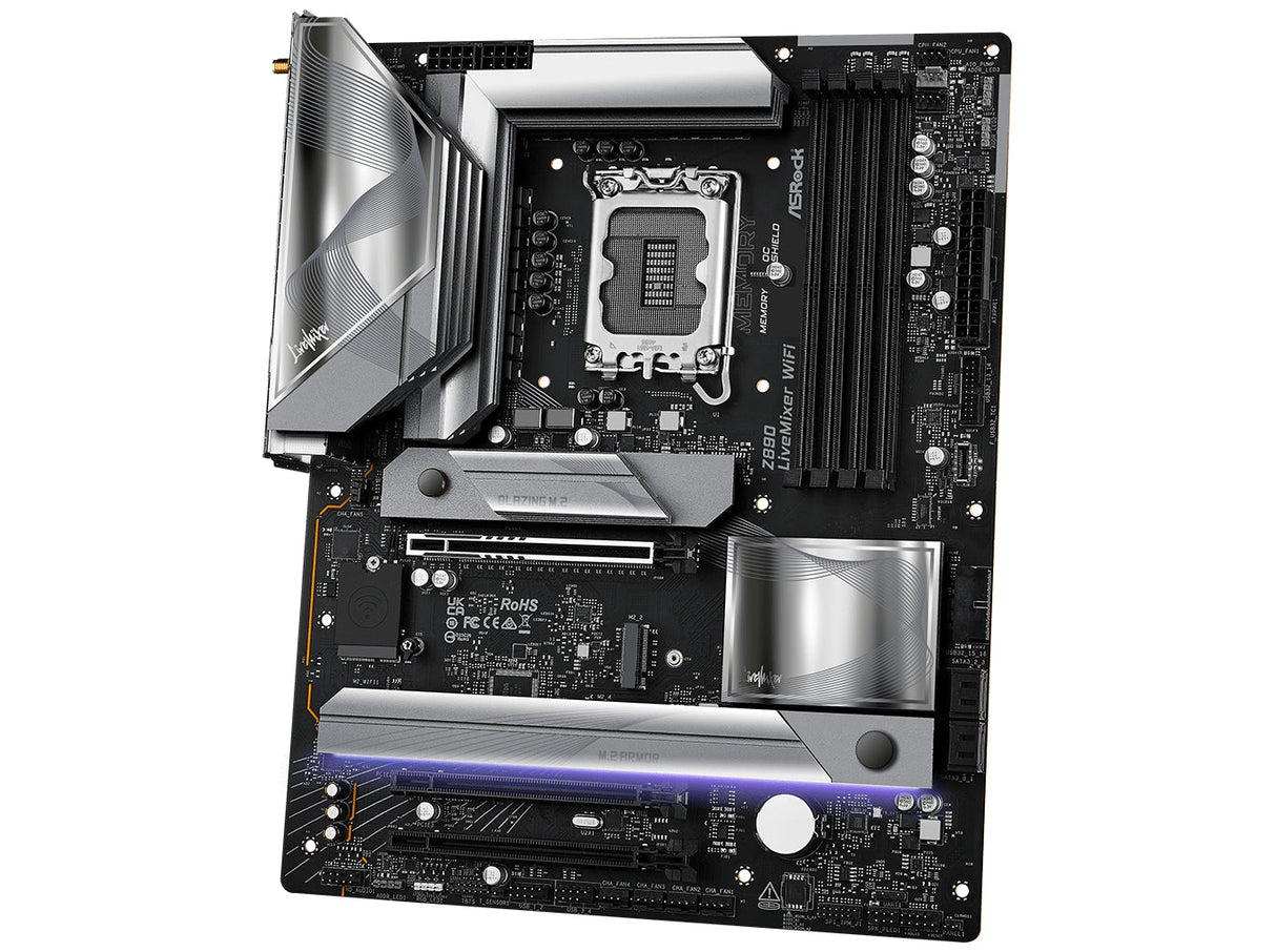 ASRock Z890 Livemixer WIFI Moderkort ATX LGA-1851 Intel Z890