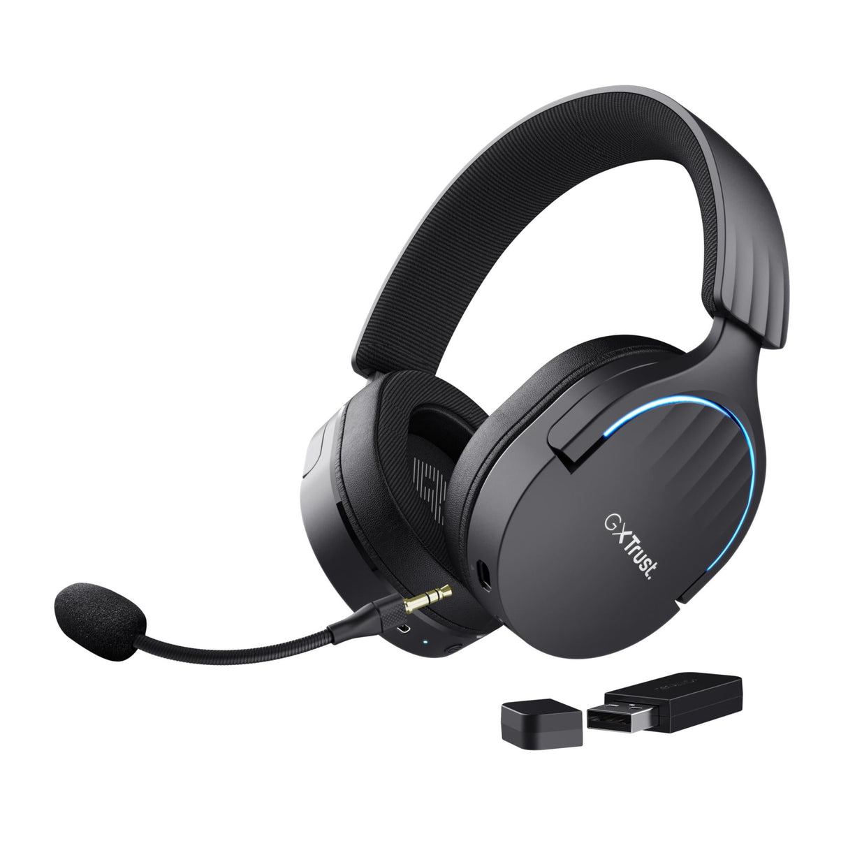 TRUST GXT491 FAYZO TRÅDLÖST HEADSET - SVART
