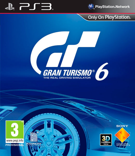 Gran Turismo 6 (Import) – PlayStation 3 – spilomslag