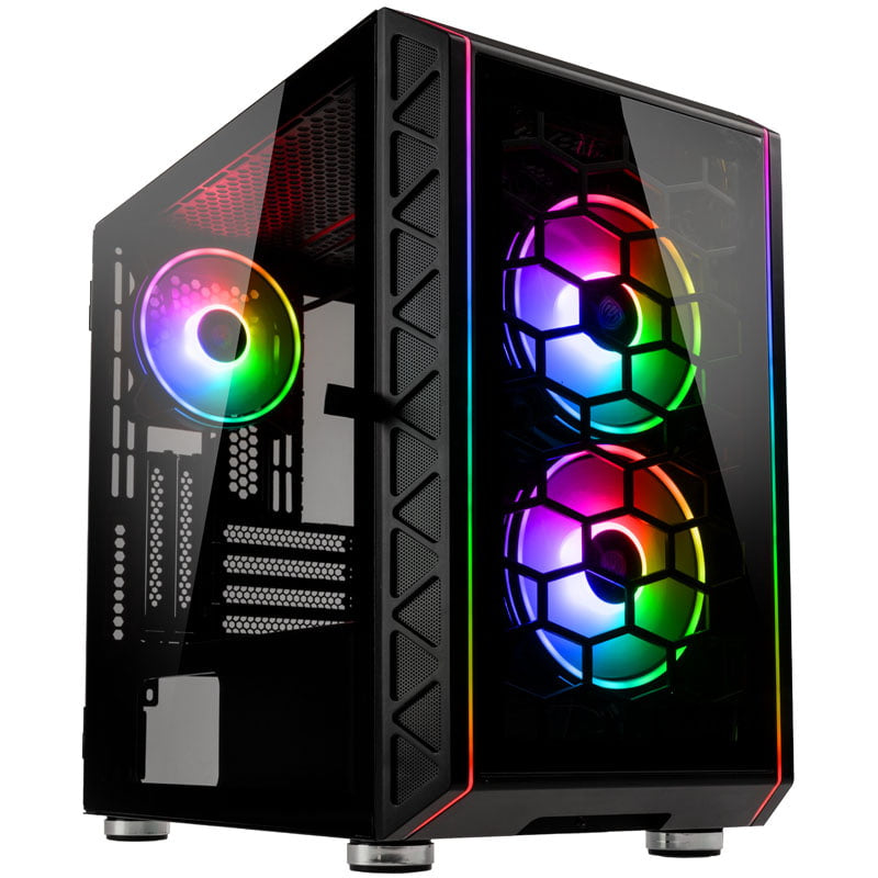 Kolink Citadel Glass SE ARGB Micro-ATX Case - Svart
