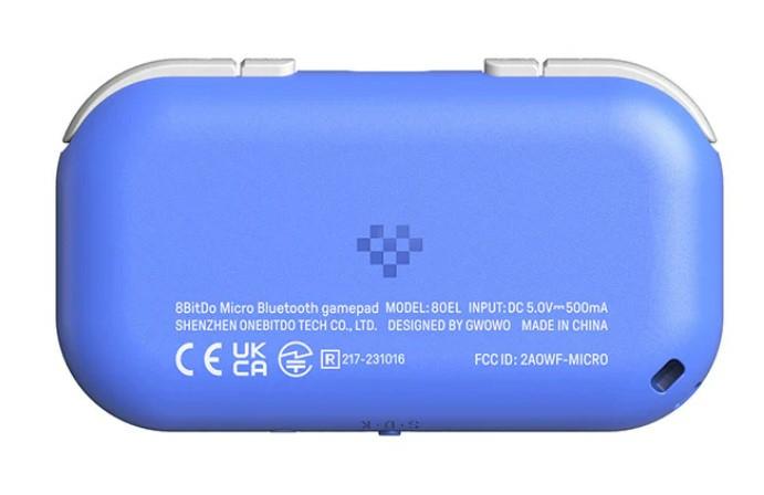 8BitDo Micro Bluetooth Gamepad Blå