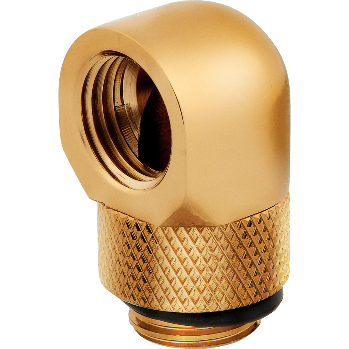 CORSAIR Hydro X Series 90° Rotary Adapter Kølevæske system tilpasning 2-pack Guld