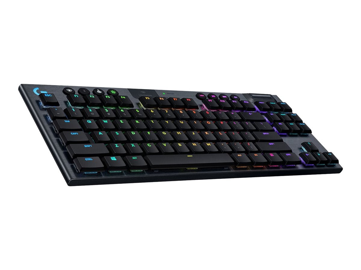 Logitech G915 TKL Tenkeyless LIGHTSPEED Wireless RGB Mekaniskt Speltangentbord Mekaniskt LIGHTSYNC Wireless Nordic