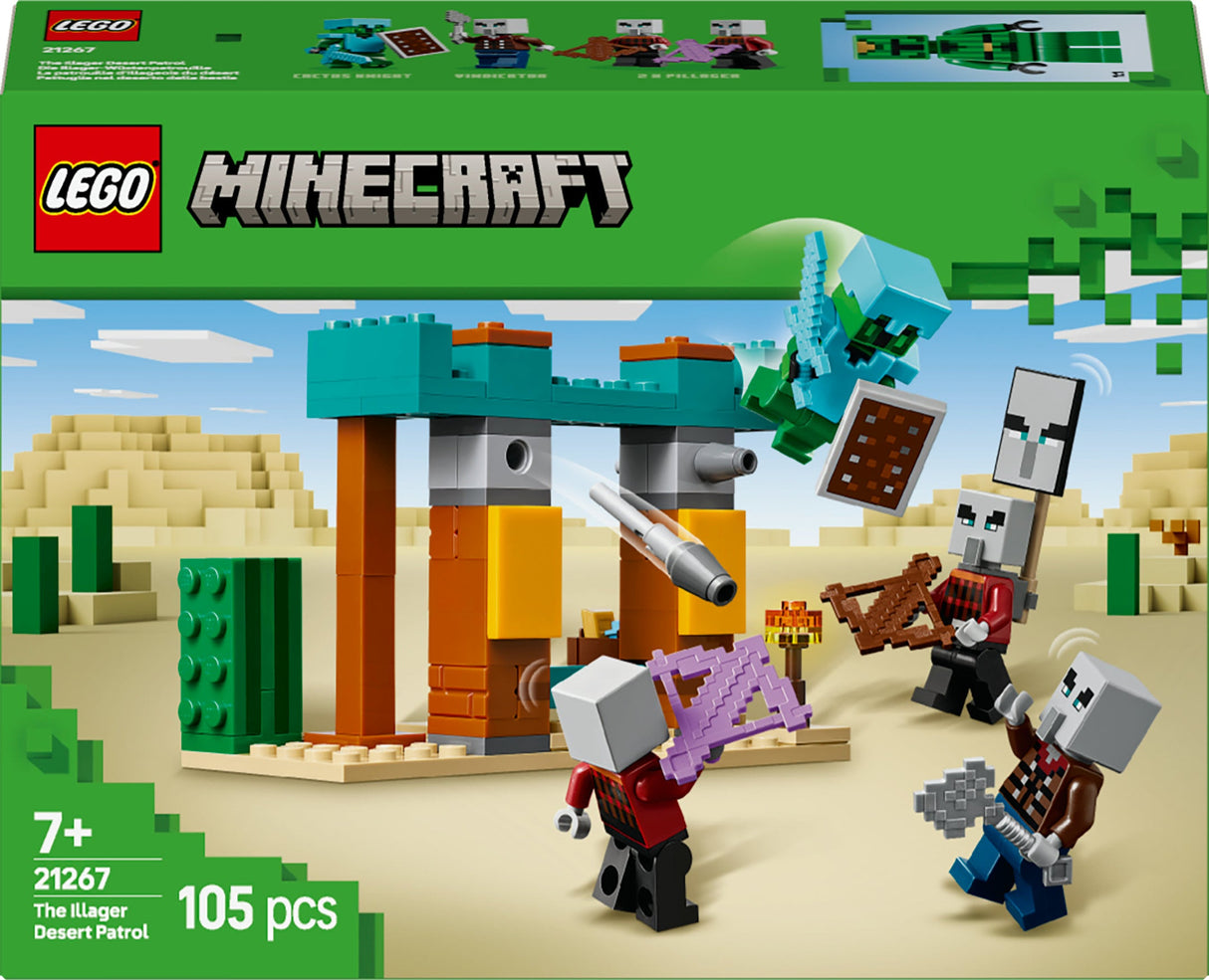 LEGO 21267 Minecraft The Illager Desert Patrol