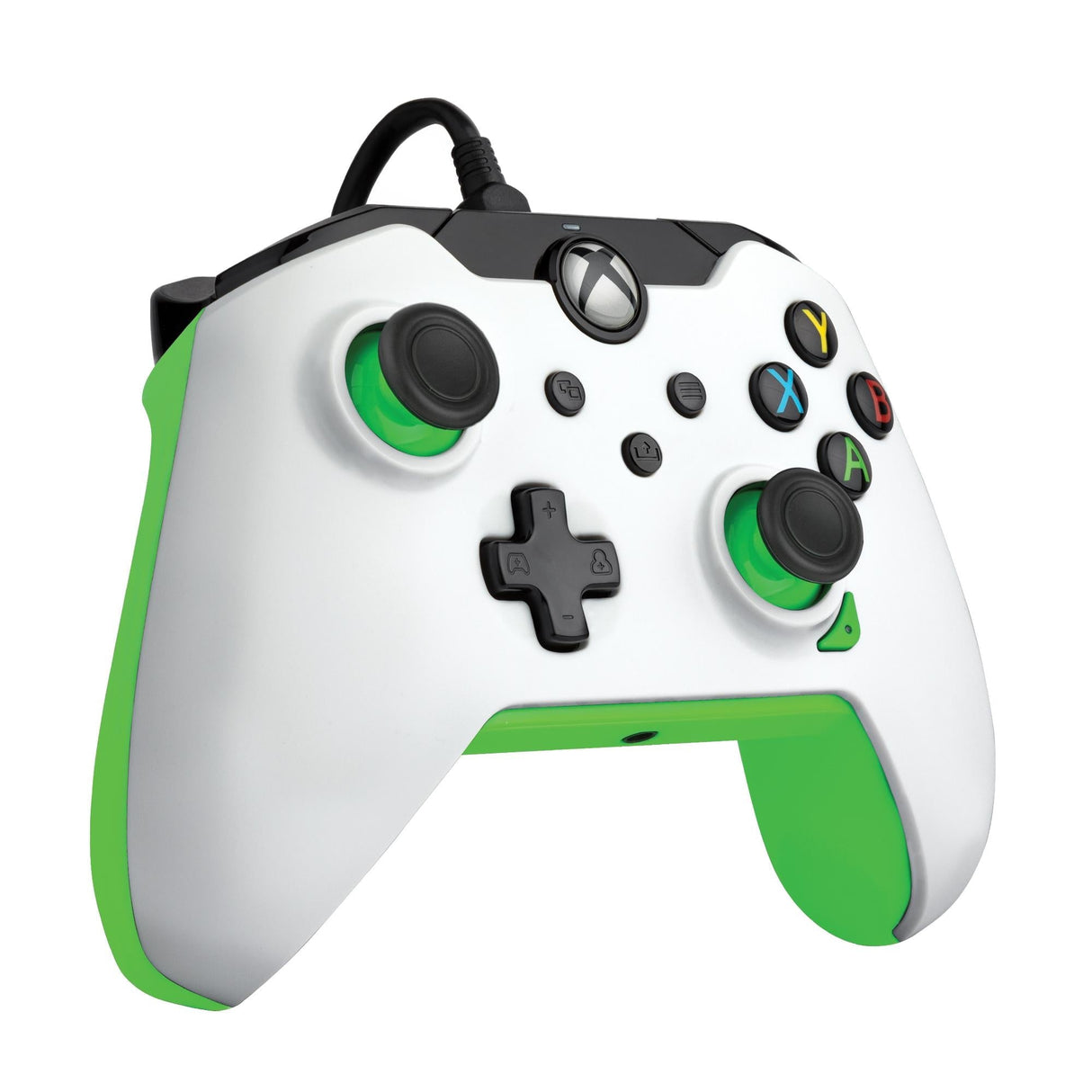 PDP Wired Controller Xbox Series X White - Neon (grön)