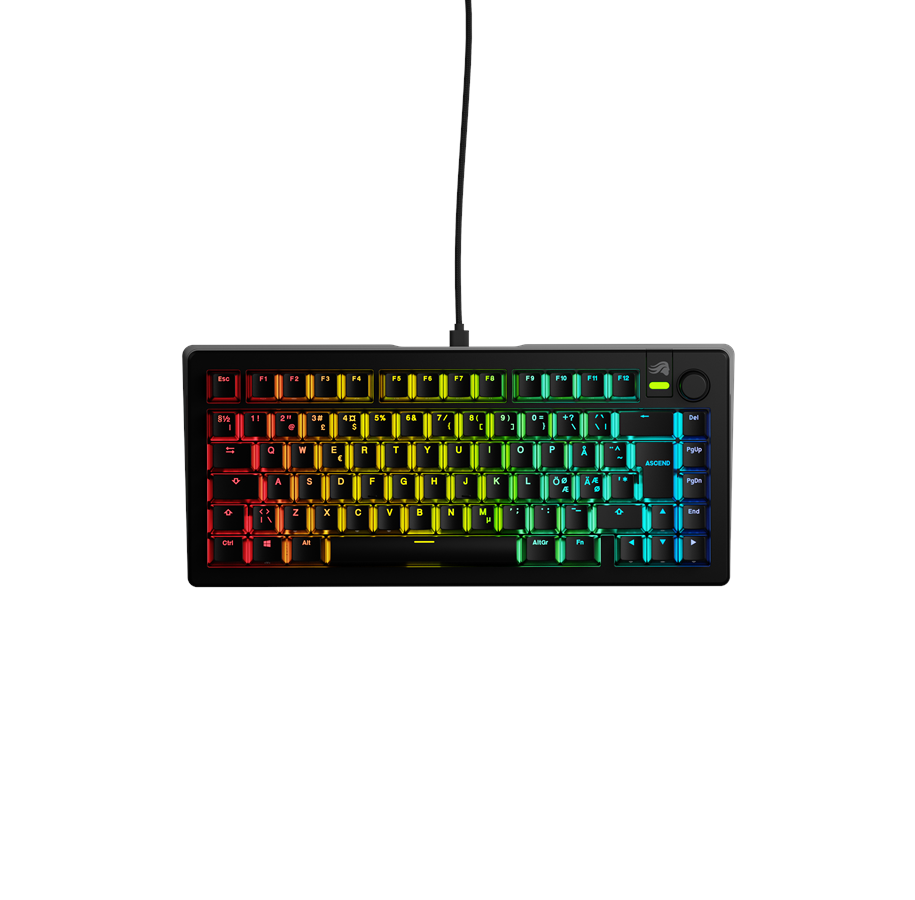 Glorious GMMK 3 75% Prebuilt Wired Black - ND