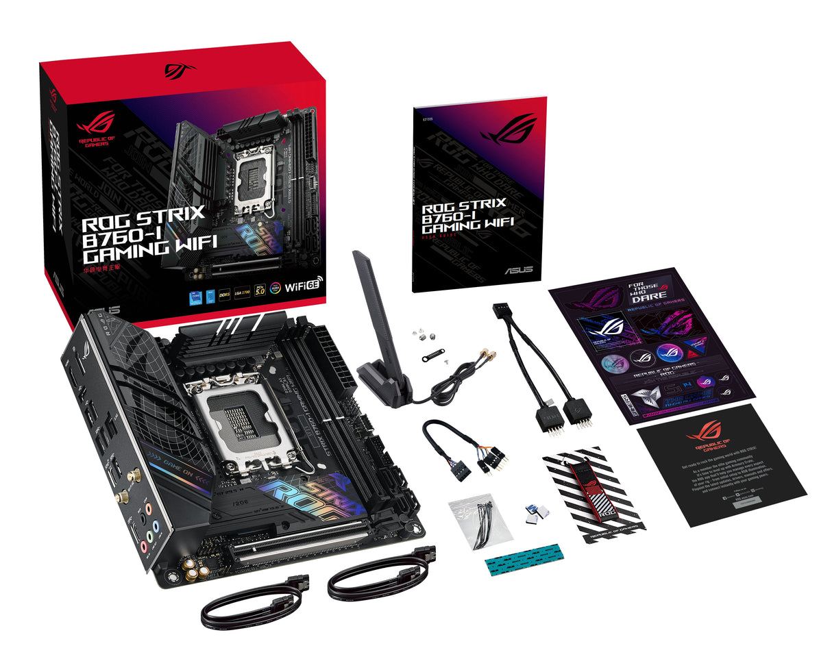 ASUS ROG STRIX B760-I GAMING WIFI (mITX, B760, LGA 1700, DDR5)