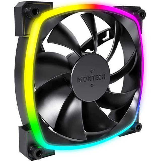 Montech AX120 PWM Svart- 120mm ARGB