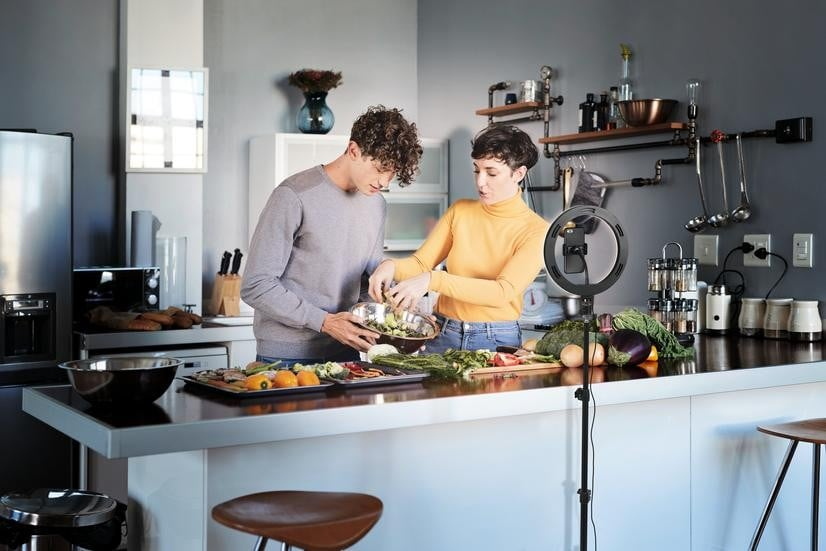 Ledvance - Mobil Ringljus - Stativ USB