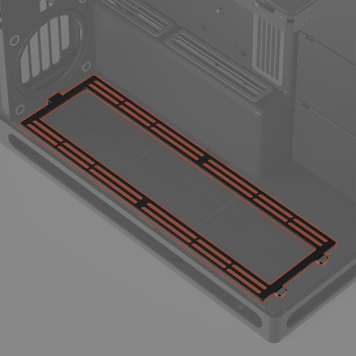 HAVN HS 420 Lower Fan Bracket - Black HAVN
