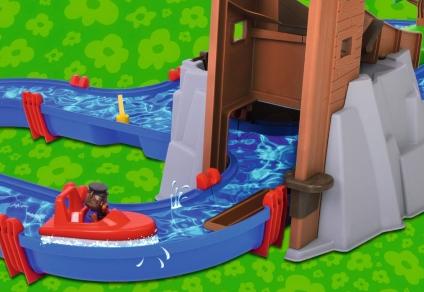 AquaPlay AdventureLand 1547 – vandbane med bjerg og rutsjebane – produktbillede 10