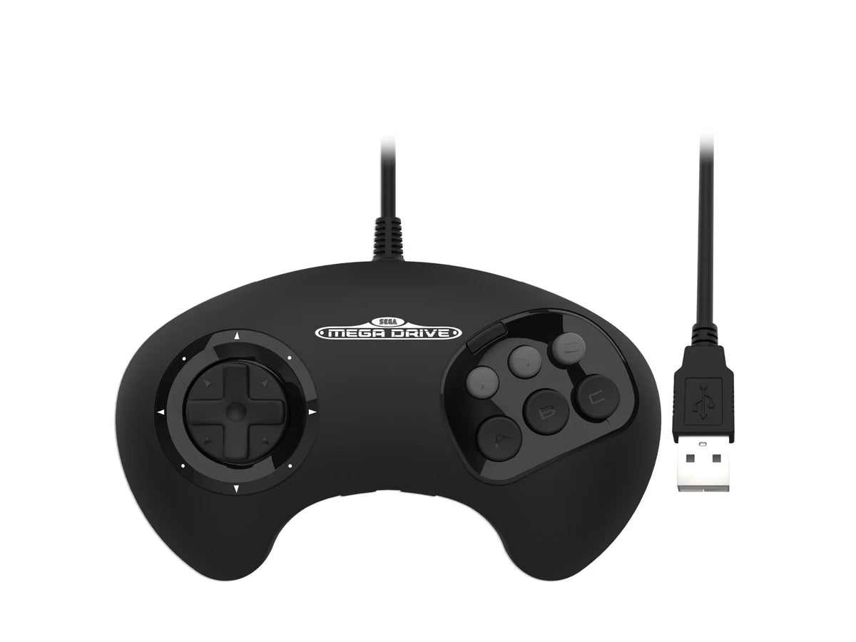 Retro-Bit SEGA Mega Drive BIG6 – USB-controller – produktbillede 1