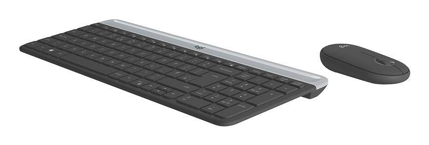 Logitech - Slim Wireless Keyboard and Mouse Combo MK470 NORDIC Logitech