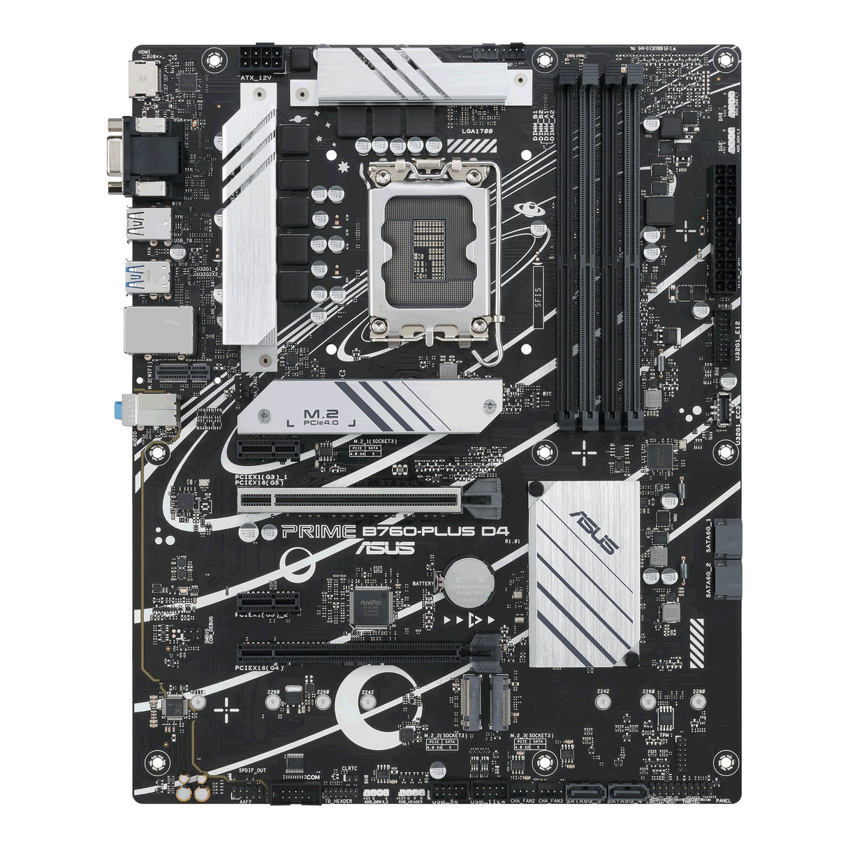 ASUS PRIME B760-PLUS D4 (ATX, B760, LGA 1700, DDR4)