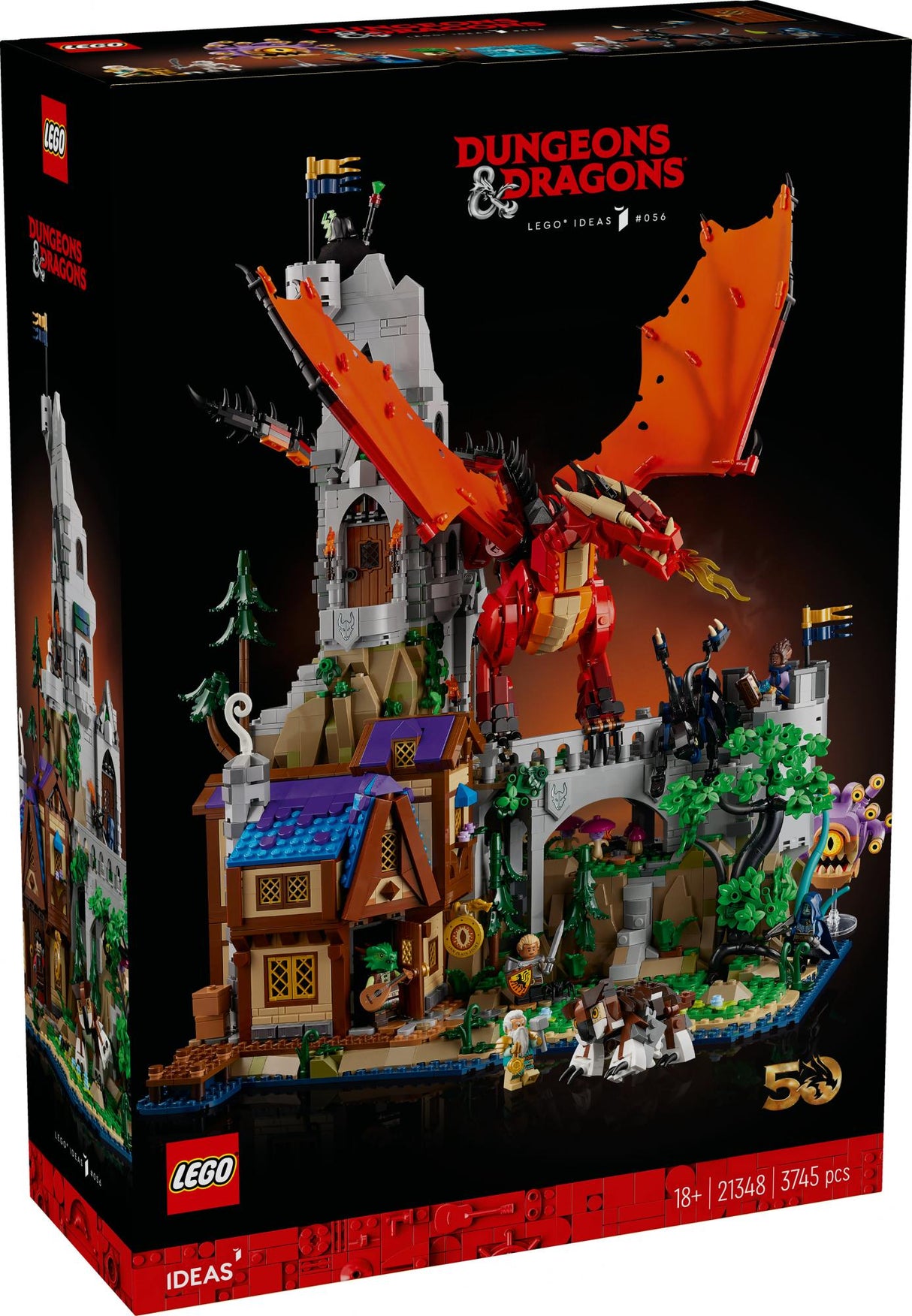 LEGO Idéer - Dungeons & Dragons: Red Dragon's Tale (21348.)